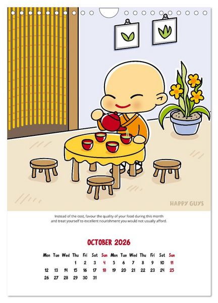 Produktbild: Mindfulness 2026 (Wall Calendar 2026 DIN A4 portrait), CALVENDO 12 Month Wall Calendar