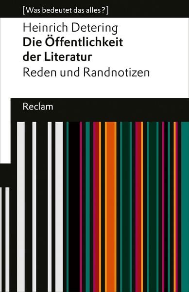 Produktbild: Die &Ouml;ffentlichkeit der Literatur