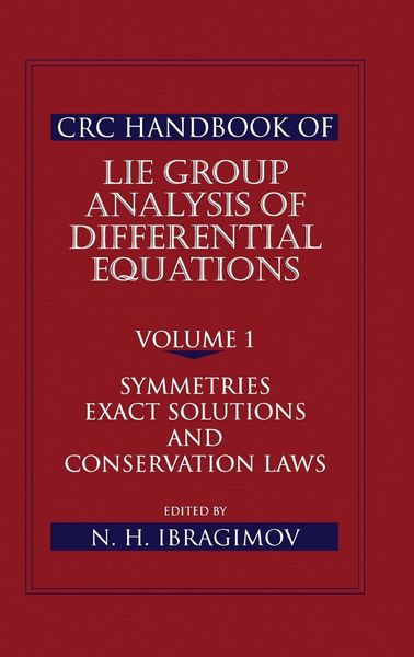 Produktbild: CRC Handbook of Lie Group Analysis of Differential Equations, Volume I
