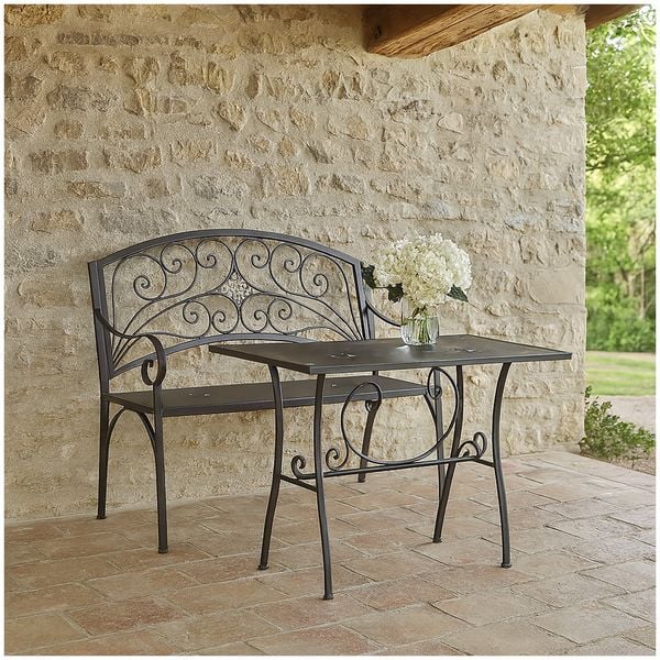 HTI-Living Gartentisch Lily 110 Braun Gartentisch Lily 110 Braun