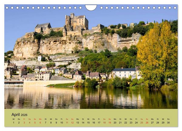 Produktbild: Dorfidyllen in Frankreich (Wandkalender 2026 DIN A4 quer), CALVENDO Monatskalender