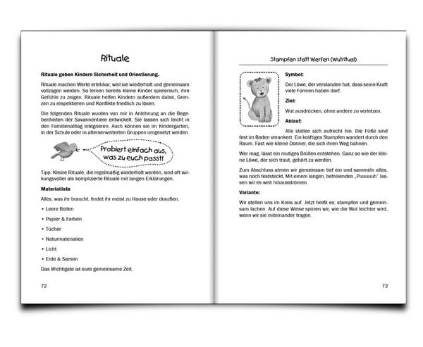 Produktbild: Keine Gewalt in unserer Savanne! Gewaltfreie Kommunikation f&uuml;r Kinder in einer liebevollen Bildergeschichte mit kreativen Ritualen f&uuml;r Familie, Kita und Schule