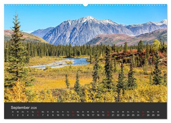 Produktbild: Alaska 2026 - faszinierend anders (Wandkalender 2026 DIN A2 quer), CALVENDO Monatskalender
