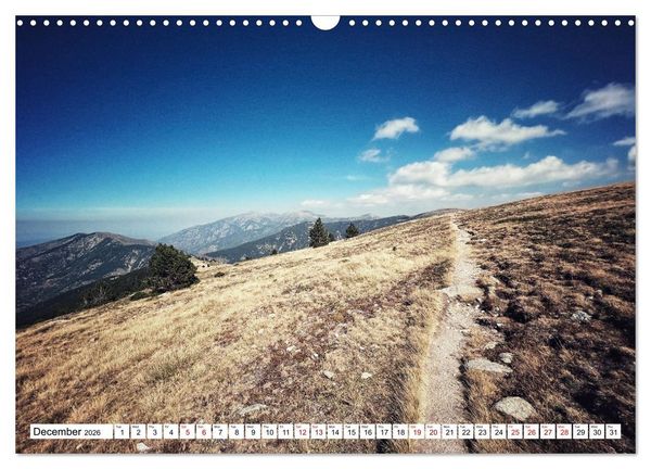 Produktbild: Hiking the GR 10 A long distance trail through the French Pyrenees (Wall Calendar 2026 DIN A3 landscape), CALVENDO 12 Month Wall Calendar