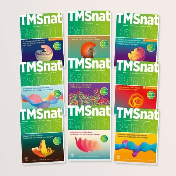 Produktbild: TMSnat Kompendium 2027 - gro&szlig;es naturwissenschaftliches Lehrbuch, &Uuml;bungsaufgaben f&uuml;r alle Untertests, Simulation & Infos
