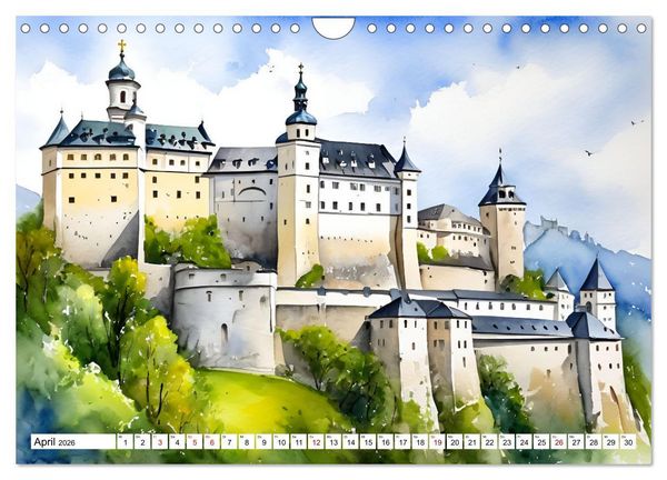 Produktbild: &Ouml;sterreich - Idylle in den Alpen (Wandkalender 2026 DIN A4 quer), CALVENDO Monatskalender
