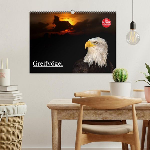 Produktbild: Greifv&ouml;gel (Wandkalender 2026 DIN A3 quer), CALVENDO Monatskalender