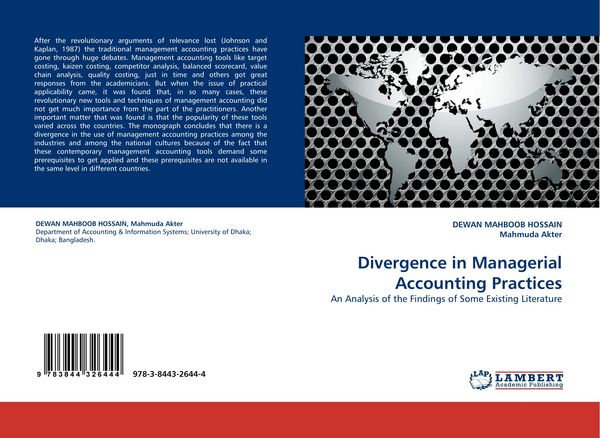 Produktbild: Divergence in Managerial Accounting Practices