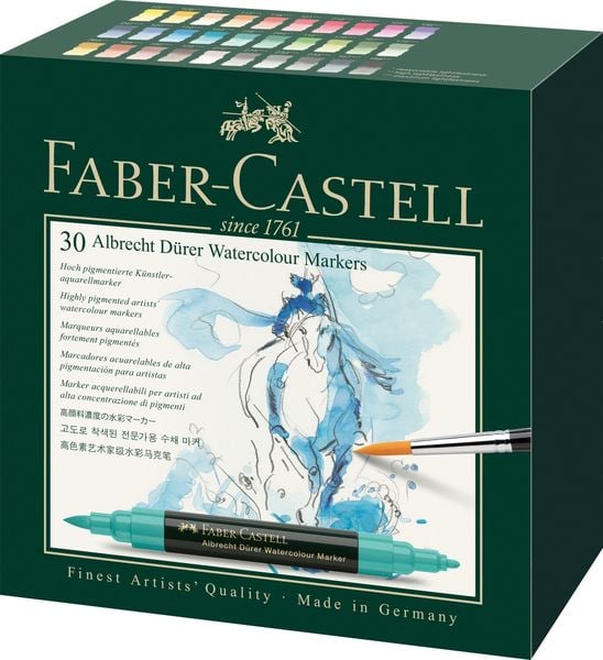 Produktbild: Faber-Castell Aquarellmarker Albrecht D&uuml;rer, 30er Set