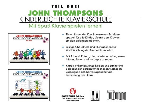Produktbild: John Thompson's Easiest Piano Course 3