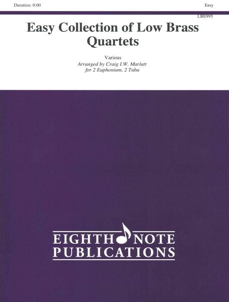 Produktbild: Easy Collection of Low Brass Quartets