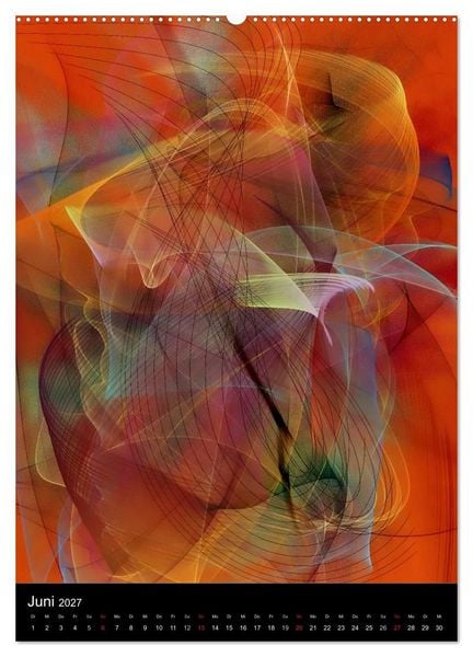 Produktbild: Mehrfarben von Nico Bielow (hochwertiger Premium Wandkalender 2027 DIN A2 hoch), Kunstdruck in Hochglanz