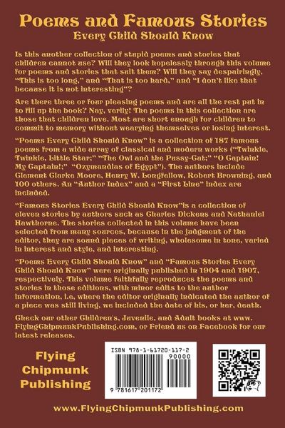Produktbild: Poems and Famous Stories Every Child Should Know