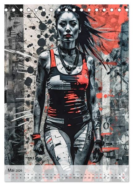 Produktbild: Plakatportr&auml;ts, vielschichtige Darstellung (Tischkalender 2026 DIN A5 hoch), CALVENDO Monatskalender