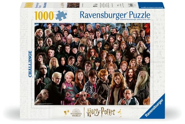 Erwachsenenpuzzle 1000 Teile - Challenge Harry Potter