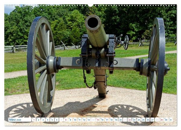 Produktbild: Gettysburg Military Park (hochwertiger Premium Wandkalender 2026 DIN A2 quer), Kunstdruck in Hochglanz