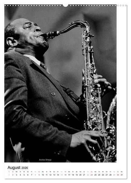 Produktbild: Jazz live (Wandkalender 2026 DIN A2 hoch), CALVENDO Monatskalender