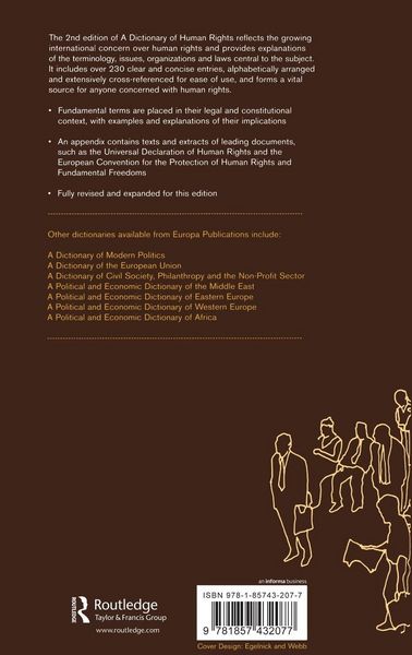 Produktbild: A Dictionary of Human Rights