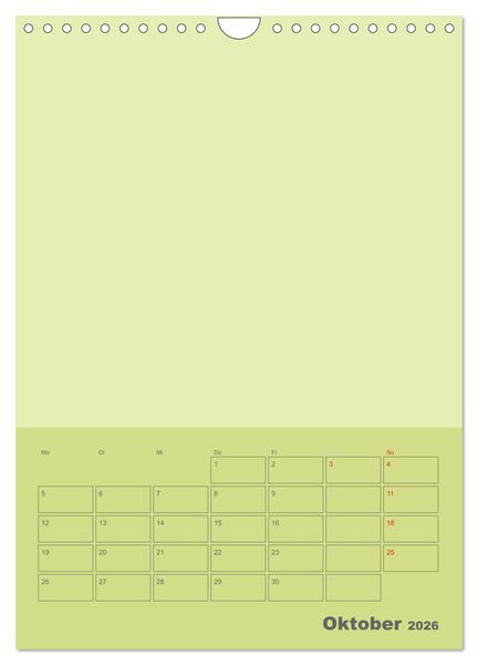 Produktbild: Bastel Terminkalender (Wandkalender 2026 DIN A4 hoch), CALVENDO Monatskalender