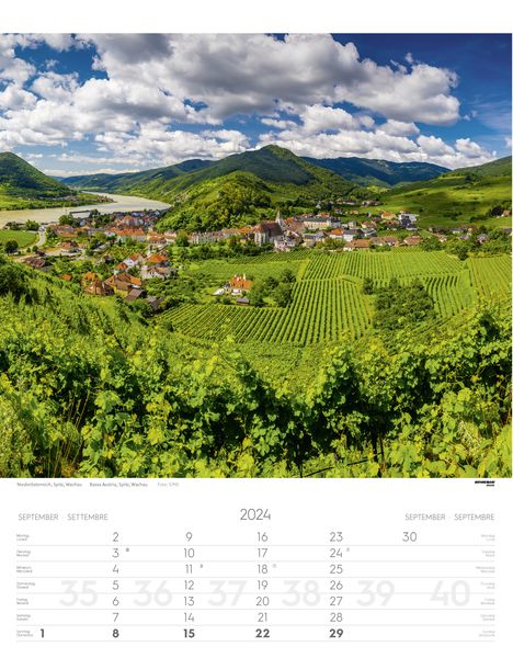 'Österreich Kalender 2024' - 'Länder & Städte'