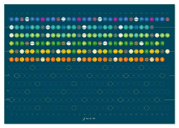 Produktbild: Une perle pour chaque jour (Calendrier de bureau 2026 DIN A5 vertical), CALVENDO calendrier mensuel