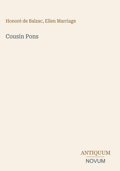 Produktbild: Cousin Pons