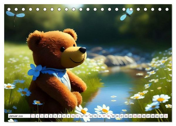 Produktbild: Sommerb&auml;rchen (Tischkalender 2026 DIN A5 quer), CALVENDO Monatskalender