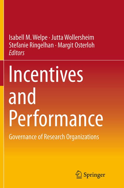 Produktbild: Incentives and Performance