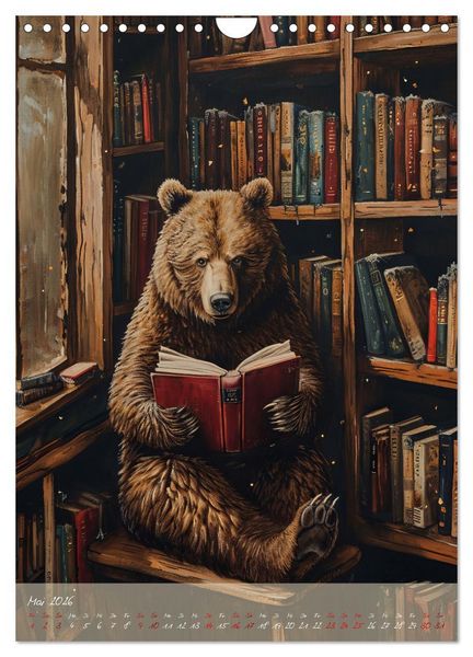 Produktbild: Teddyliebe B&auml;ren wie ich sie mag (Wandkalender 2026 DIN A4 hoch), CALVENDO Monatskalender