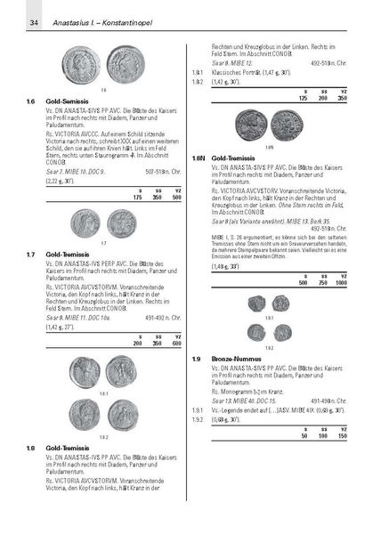 Produktbild: Die M&uuml;nzen des Byzantinischen Reiches 491-1453