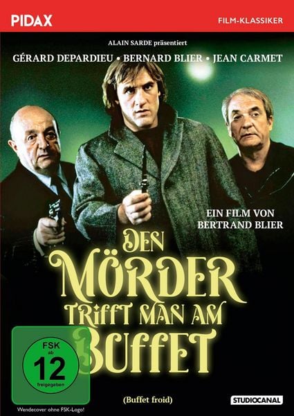 Produktbild: Den M&ouml;rder trifft man am Buffet (Buffet froid) / Preisgekr&ouml;nte und rabenschwarze Krimikom&ouml;die mit G&eacute;rard Depardieu und Bernard Blier (Pidax Film-Klassiker)