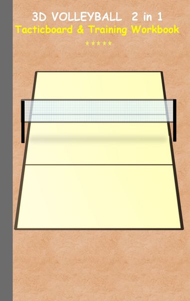 Produktbild: 3D Volleyball 2 in 1 Tacticboard and Training Workbook
