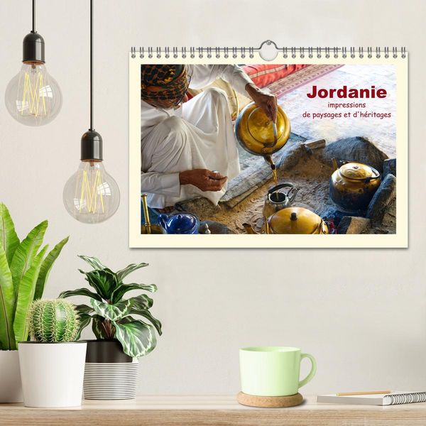 Produktbild: Jordanie - impressions de paysages et d'h&eacute;ritages (Calendrier mural 2026 DIN A4 vertical), CALVENDO calendrier mensuel