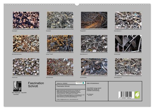 Produktbild: Faszination Schrott (Wandkalender 2027 DIN A2 quer), CALVENDO Monatskalender