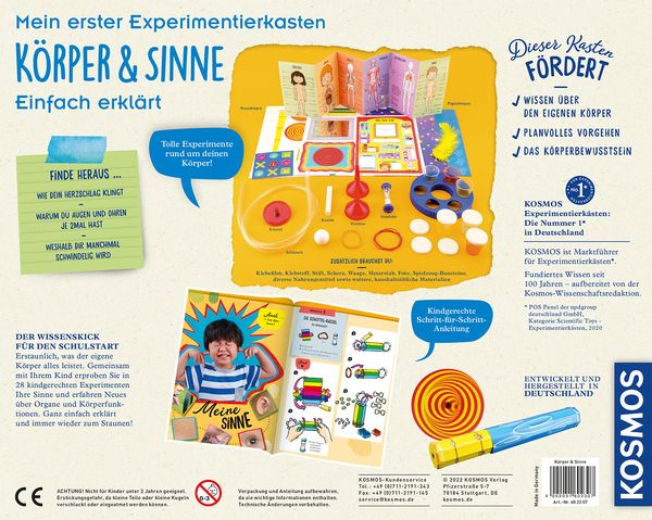 Produktbild: KOSMOS - Mein erster Experimentierkasten - Körper & Sinne