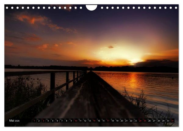 Produktbild: Mecklenburgische Seenplatte - zum Tr&auml;umen sch&ouml;n (Wandkalender 2026 DIN A4 quer), CALVENDO Monatskalender