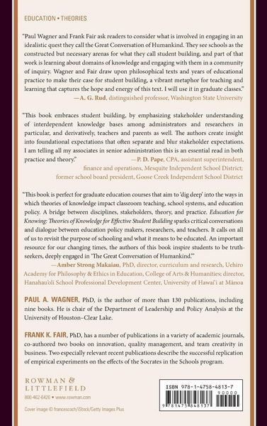 Produktbild: Education for Knowing