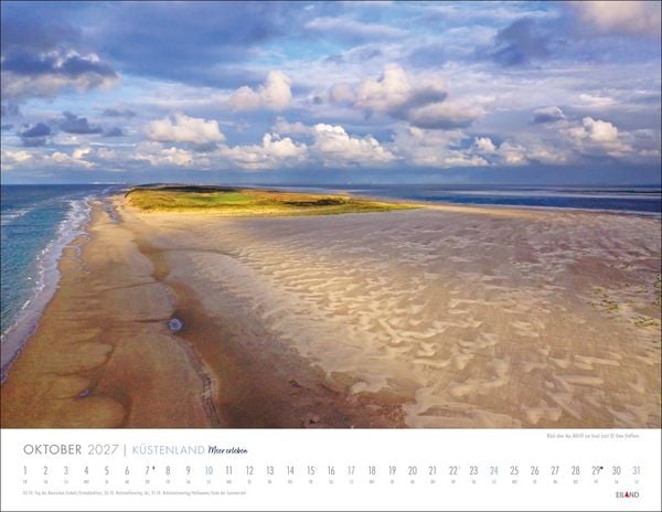 Produktbild: K&uuml;stenland Kalender 2027 - Meer erleben