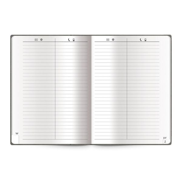 Produktbild: Tr&ouml;tsch Adressbuch Soft Touch A5 Anthrazit