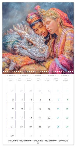 Produktbild: Dragons - A never-ending fascination (Wall Calendar 2026 12 &times; 12 Inch) CALVENDO 12 Month Wall Calendar