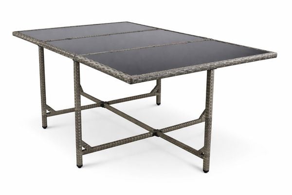 Produktbild: Rattan Gartentisch Balkontisch Raloso 170x110