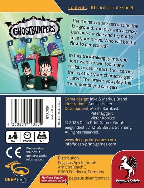 Produktbild: Ghostbumpers (Deep Print Games) (English Edition)