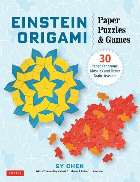 Einstein Origami Paper Puzzles & Games, Taschenbuch von Sy Chen, Tuttle Publishing, 9780804859097