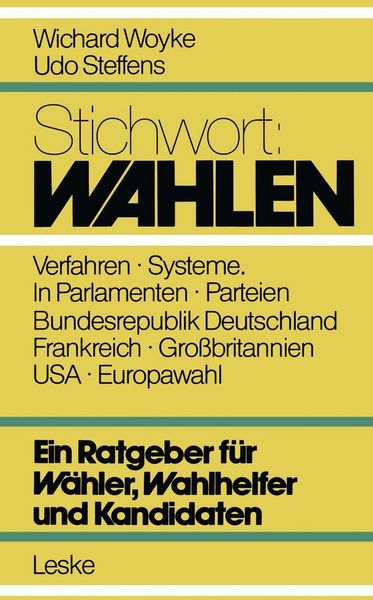 Produktbild: Stichwort: Wahlen