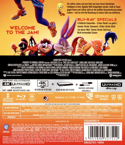 Produktbild: Space Jam: A New Legacy (+ Blu-ray 2D)