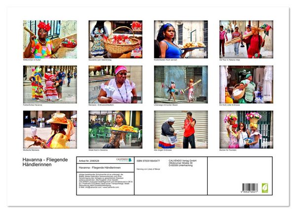 Produktbild: Havanna - Fliegende H&auml;ndlerinnen (Wandkalender 2026 DIN A2 quer), CALVENDO Monatskalender
