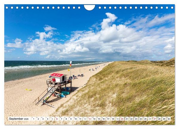 Produktbild: INSELLIEBE SYLT Zauberhafte Momente (Wandkalender 2026 DIN A4 quer), CALVENDO Monatskalender