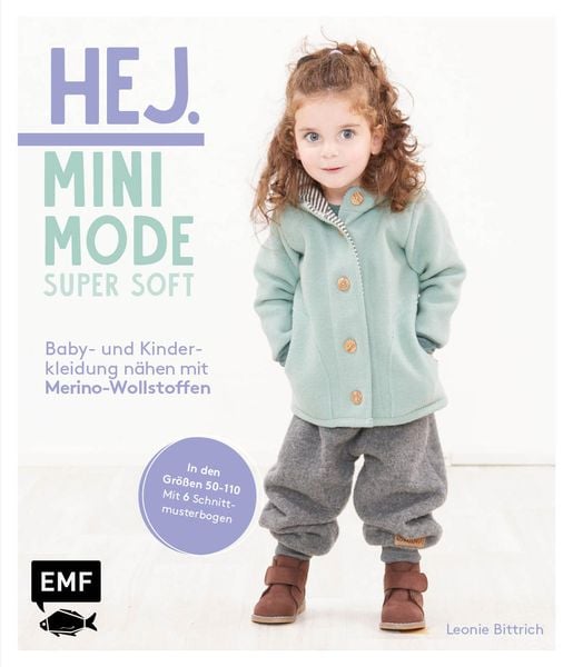 Produktbild: Hej Minimode - Super soft: Baby- und Kinderkleidung n&auml;hen mit Merino-Wollstoffen