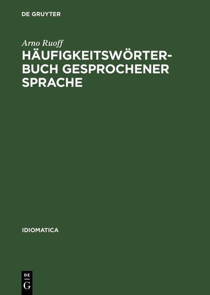 Produktbild: H&auml;ufigkeitsw&ouml;rterbuch gesprochener Sprache