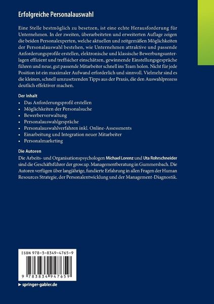 Produktbild: Erfolgreiche Personalauswahl